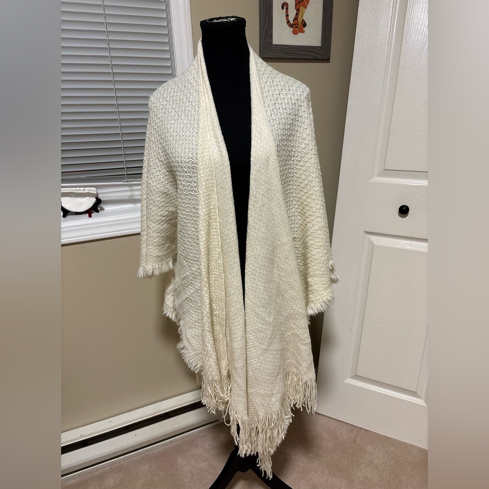 Max Sport Fringe Sparkly Cardigan NWT